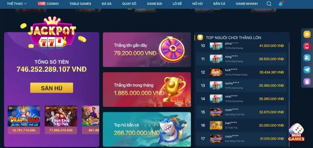 Cơ hội đổi thưởng hấp dẫn